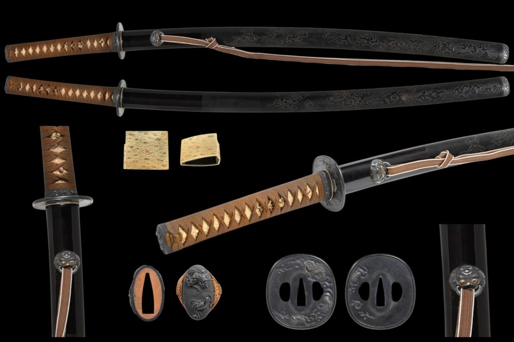 Kanemasa Dragon katana - 2